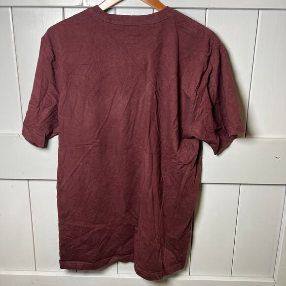 Carhartt Men's Maroon Tee Size M - Picture 3 of 5